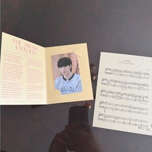 Jimin The Truth Untold exhibition photo card